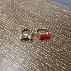 Kate Spade Bow Rings